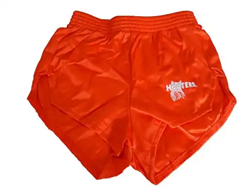 Hooters Dolfin Orange Original Style Shorts Size Small