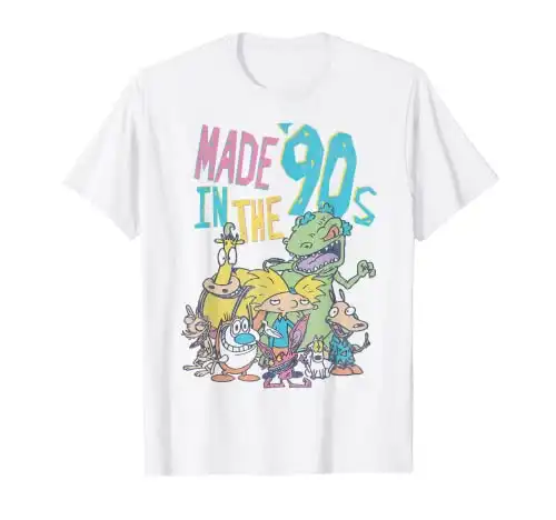 Nickelodeon Made In the 90s Character T-Shirt T-Shirt