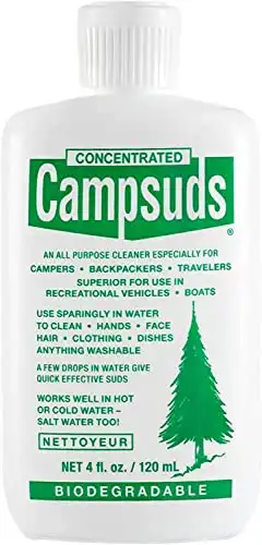 Sierra Dawn Campsuds Outdoor Soap - Environmentally Conscious Camping Soap - Hiking & Camping Supplies - Camp Soap, Backpacking Soap, Travel Soap - Camping Gear Must Haves (4oz)