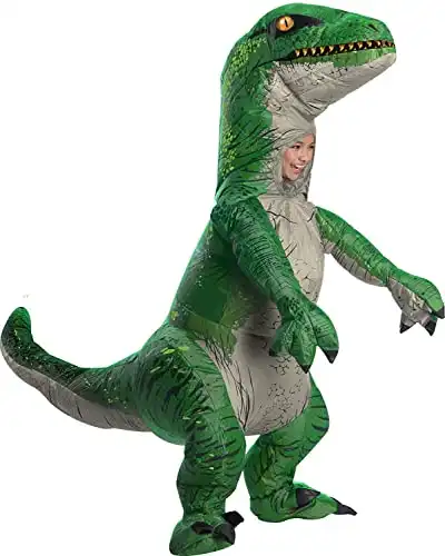 Rubie's Child's The Original Inflatable Dinosaur Costume, Velociraptor, Small