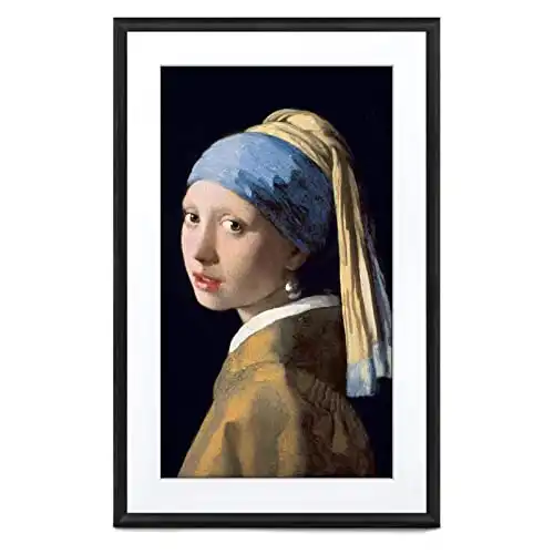 Meural Canvas II – the Smart Art Frame with 27 in. HD Digital Canvas that Renders Images and Photography in Lifelike Detail | 19X29 Black Frame | WiFi-Connected | Powered by NETGEAR (MC327BL)