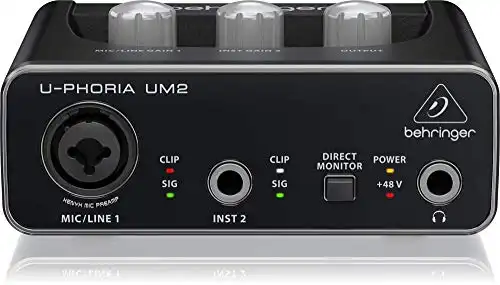 Behringer U-Phoria UM2 USB Audio Interface