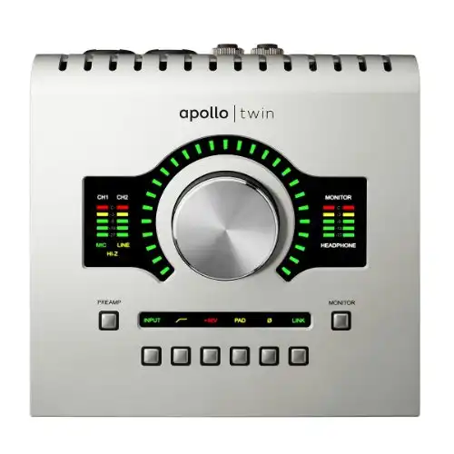 Universal Audio Apollo Twin USB High-Resolution USB Interface with Realtime UAD DUO Processing
