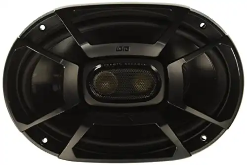 Polk Audio DB692 DB+ Series 6"x9" Three-Way Coaxial Speakers with Marine Certification, Black