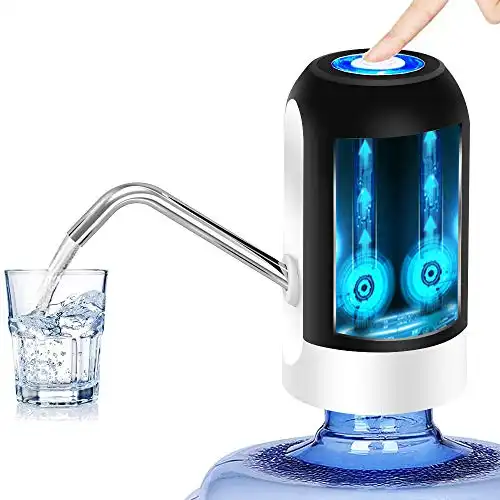 Pudhoms 5 Gallon Water Dispenser - USB Charging Water Pump for 5 Gallon  Bottle Universal Fit Water Bottle Pump Portable Electric Water Jug  Dispenser Drinking Water Dispenser 5 Gallon for 2 3 5 Gallon 