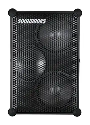 SOUNDBOKS (Gen.3, Black - Loudest Portable Bluetooth Performance Speaker (126 dB, Wireless, BT 5.0, Swappable Battery, 40Hr Playtime, Big, Powerful, Deep Bass, Waterproof, Outdoor, Party)