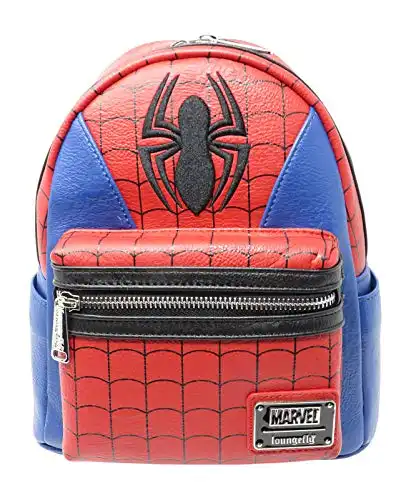 Loungefly Marvel Spiderman Spider Man Suit Mini Faux Leather Backpack