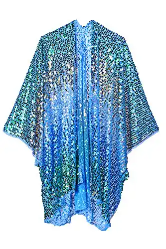 Disco Sequin Kimono,Sequin Robe,Festival Kimono,Beach Cover Up,Festival Fashion for EDC,Coachella,Rave Wear,Party,Halloween