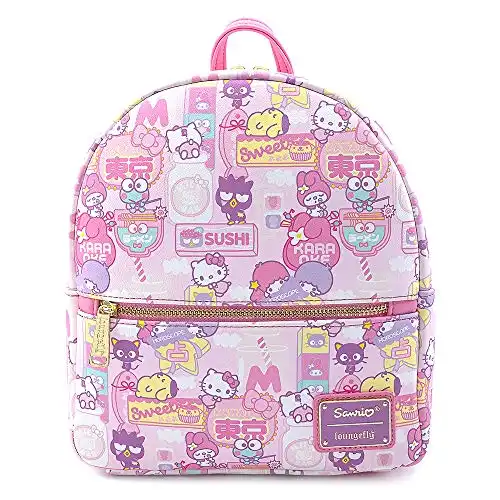 Loungefly Sanrio Hello Kitty Kawaii Convertible Double Strap Shoulder Bag Handbag Purse