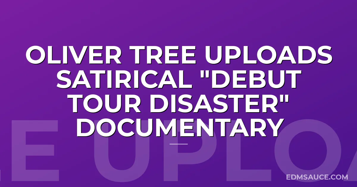 Oliver Tree Uploads Satirical "Debut Tour Disaster" Documentary