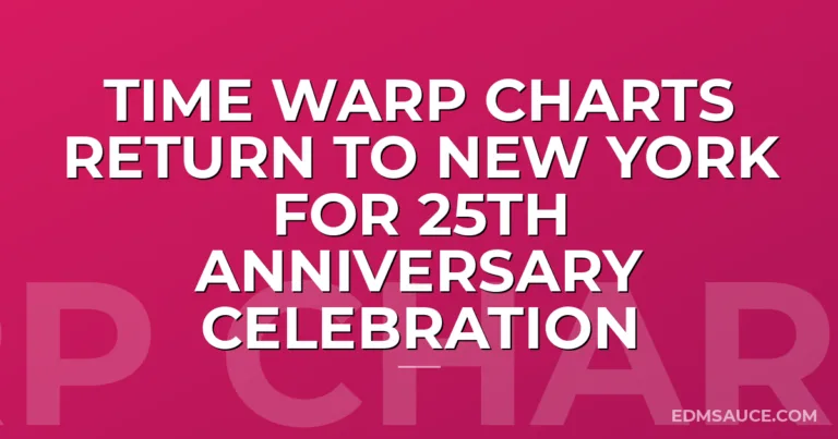 Time Warp Charts Return to New York for 25th Anniversary Celebration