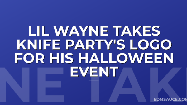 Lil Wayne Takes Knife Party's Logo For His Halloween Event