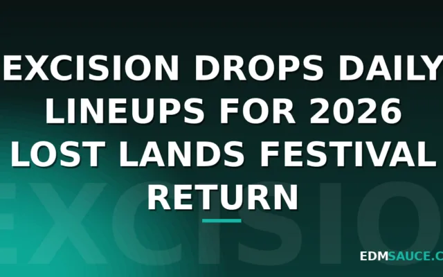 Excision Drops Daily Lineups for 2026 Lost Lands Festival Return to Legend Valley