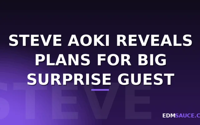Steve Aoki Reveals Plans for Big Surprise Guest in his Ultra Set