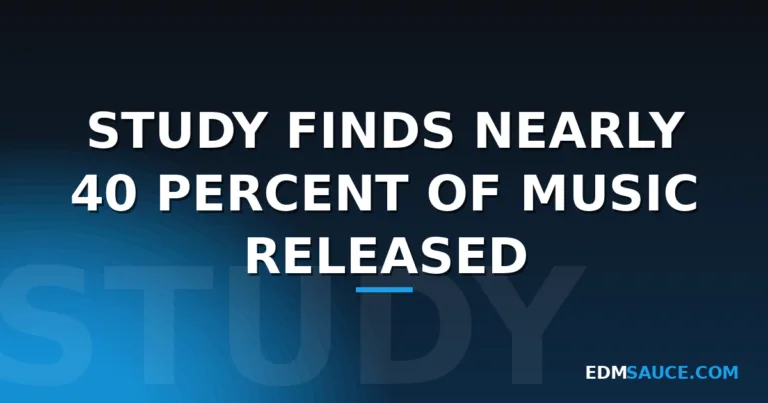 Study Finds Nearly 40 Percent of Music Released in July Involved AI