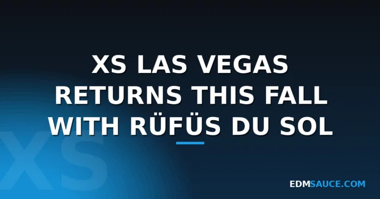 XS Las Vegas Returns This Fall With RÜFÜS DU SOL, Calvin Harris, and Diplo Leading Epic Grand Reopening Week