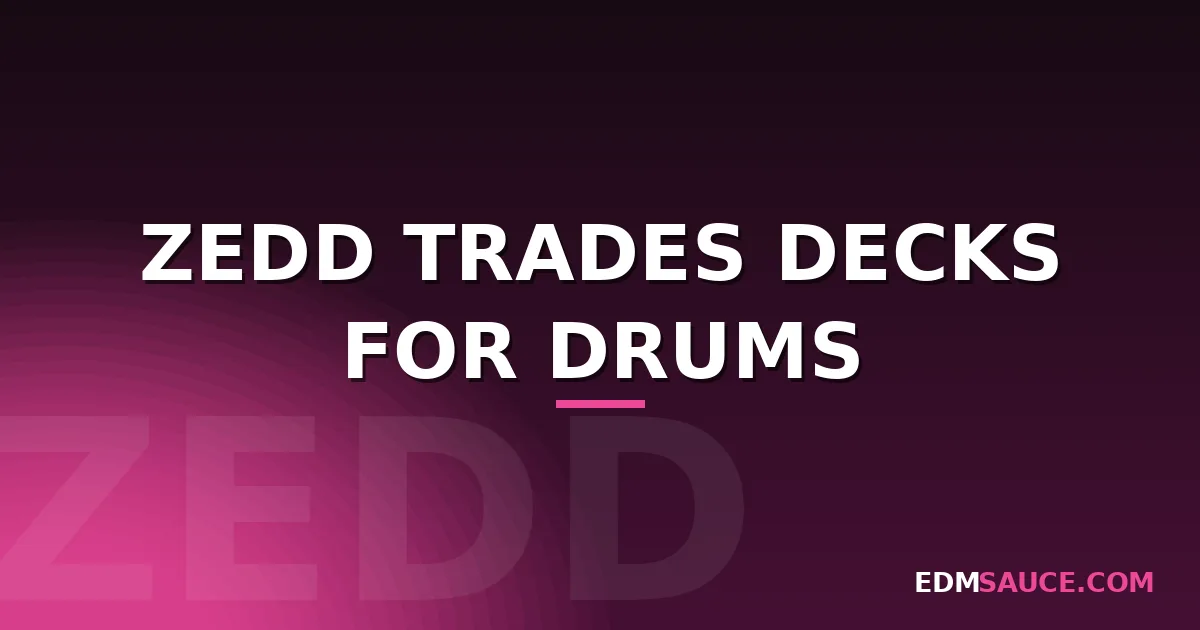 Zedd Trades Decks for Drums: Watch His Stunning Live Performance of Halo Infinite Theme in New York